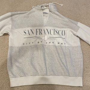 San Francisco Oversized Hoodie With Drawstrings